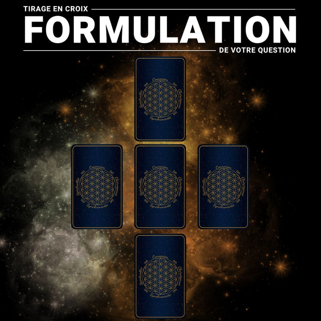 Je formule la question de votre tirage en croix