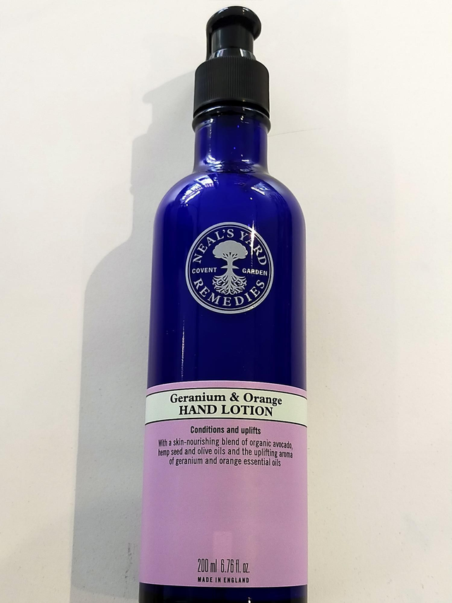 Geranium &amp; Orange Hand Lotion 200ml (Neals Yard) 1114