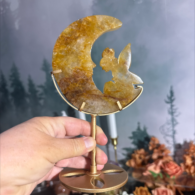 Golden healer fairy moon