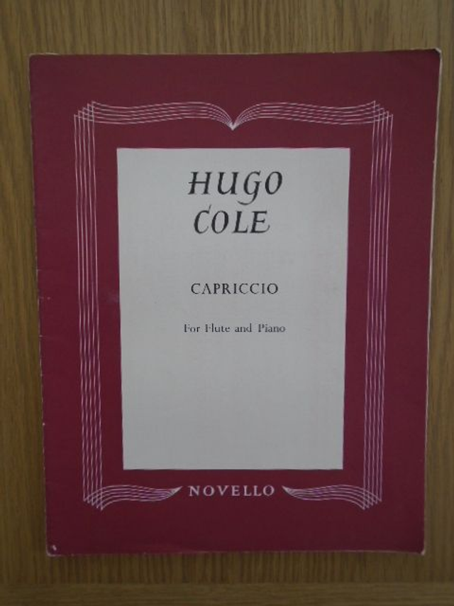 Capriccio For Flute and Piano Sheet Music by Hugo Cole