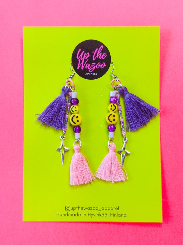 Double trouble tassel korvakorut, candy curse