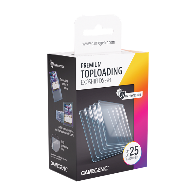 GAMEGENIC - Toploader - Exoshield - 35PT CLEAR PREMIUM
