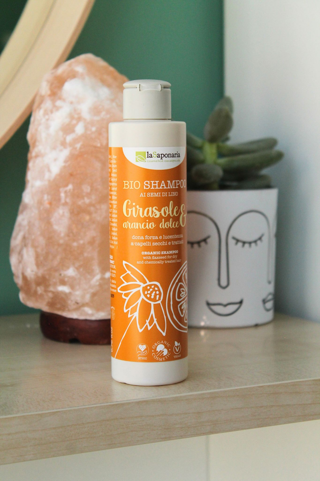 Shampoo girasole e arancio dolce di La Saponaria (200 ml)