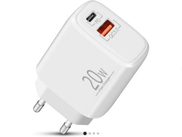 SiGN Charger USB-C/USB-A 20W PD - White