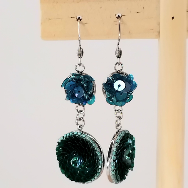 Océane Vert émeraude et Turquoise