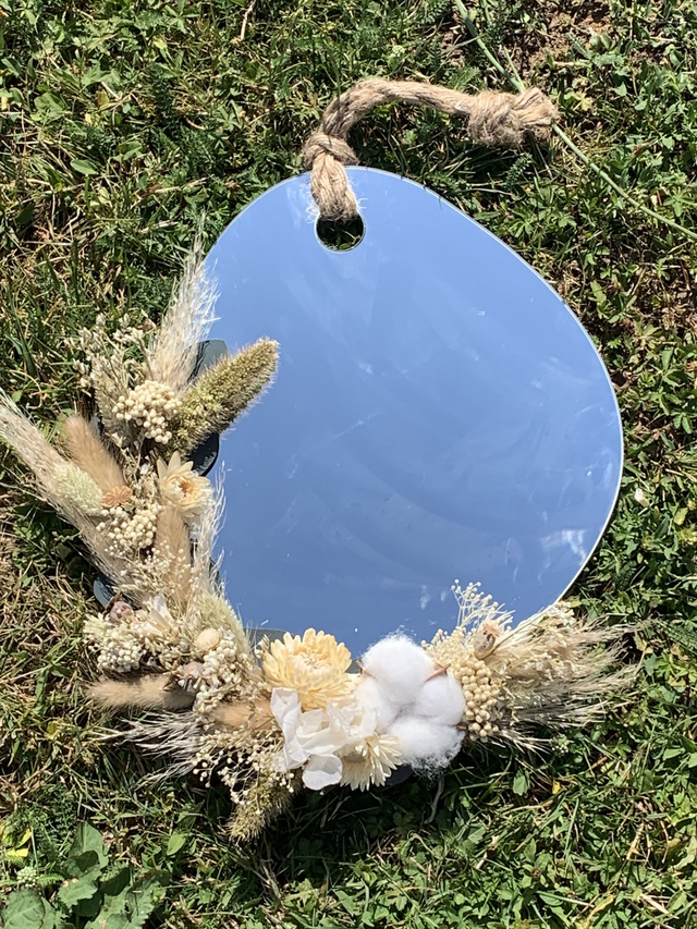 Miroir fleuri