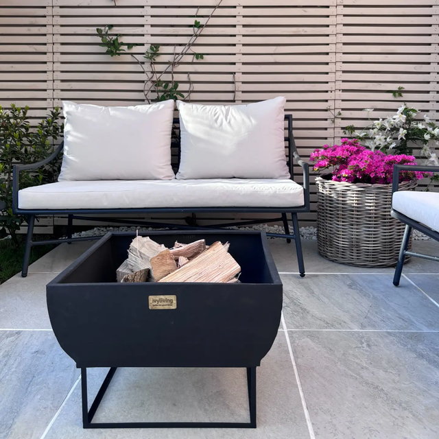 Outdoor Windermere Metal Firebowl