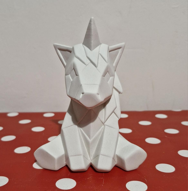 Faceted Unicorn Figure