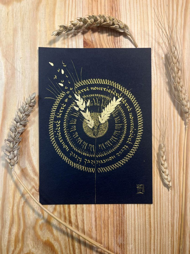 Mandaligraphie Terre Nourricière