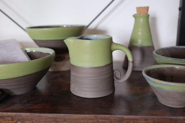 Ceramic creamer, milk pitcher, small jug, 300 ml