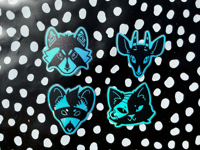 Cyberpunk Animals - Glow in the dark