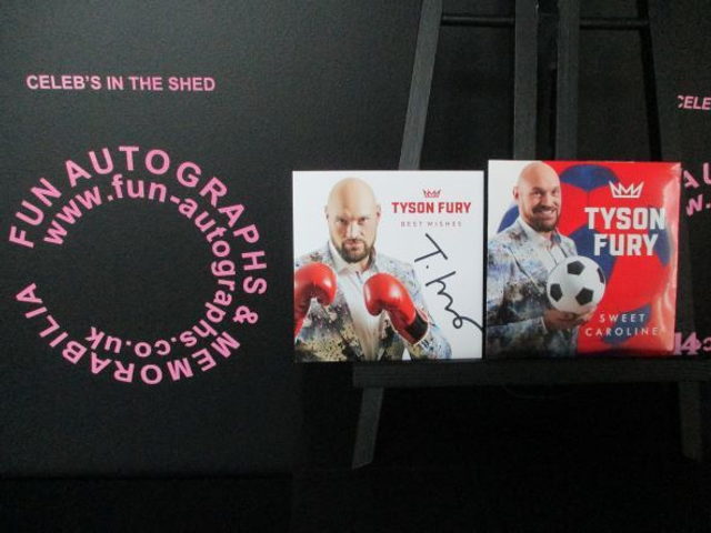 Tyson Fury - 'Sweet Caroline' Single + Authentic Autographed Single Insert Card (14)
