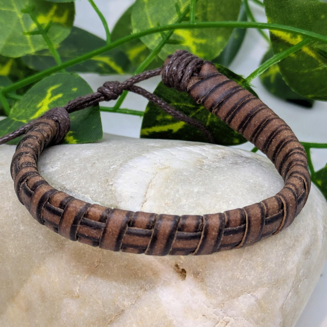 Bracelet &quot;Achille&quot; cuir BC-001