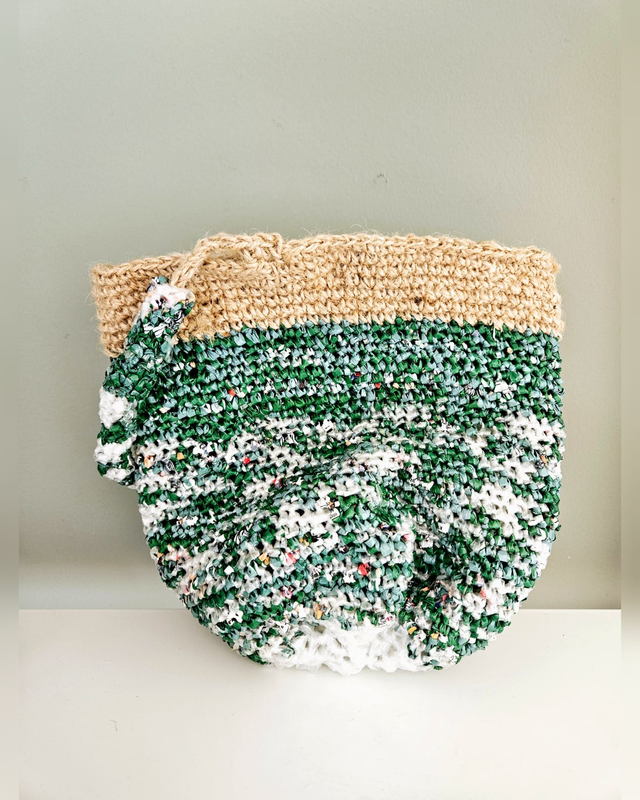 Boho ECO Handmade Crochet Unique Pattern Cute Small Bag