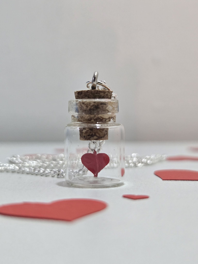 Collier Bulle de Cœur – Bijou Romantique Saint-Valentin