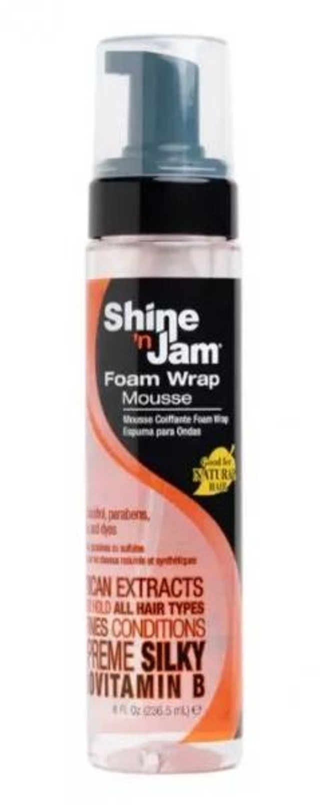SHINE 'N JAM: SUPREME FOAM WRAP MOUSSE 8OZ