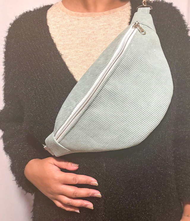 Sac banane Vert d'eau