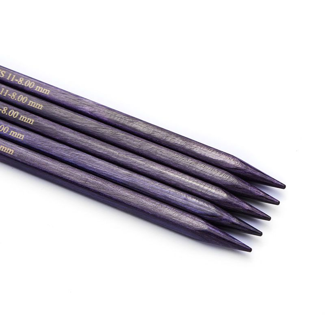 KnitPro J'Adore Cubics Set of 5 x 20cm Long Double-Ended Pins