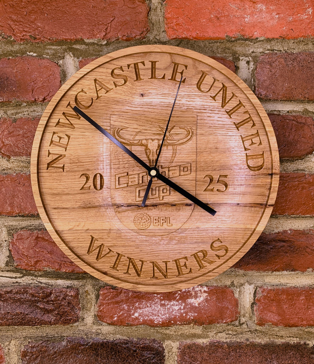 Carabao cup clock - engraved 