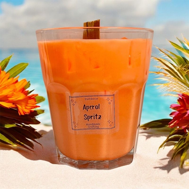 Duftkerze „Aperol Spritz“ Style