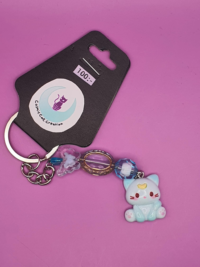 Keychain Kitty Blue 2