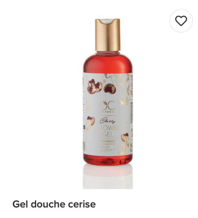 Gel douche cerise