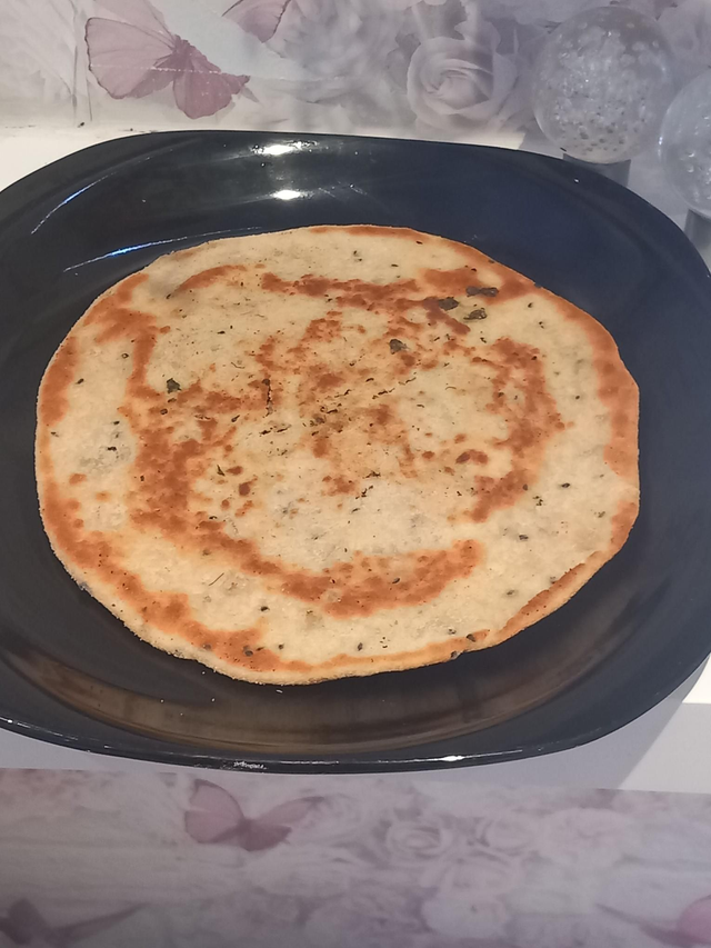 Vegan Roti filled with Veg Free  bottle if water 