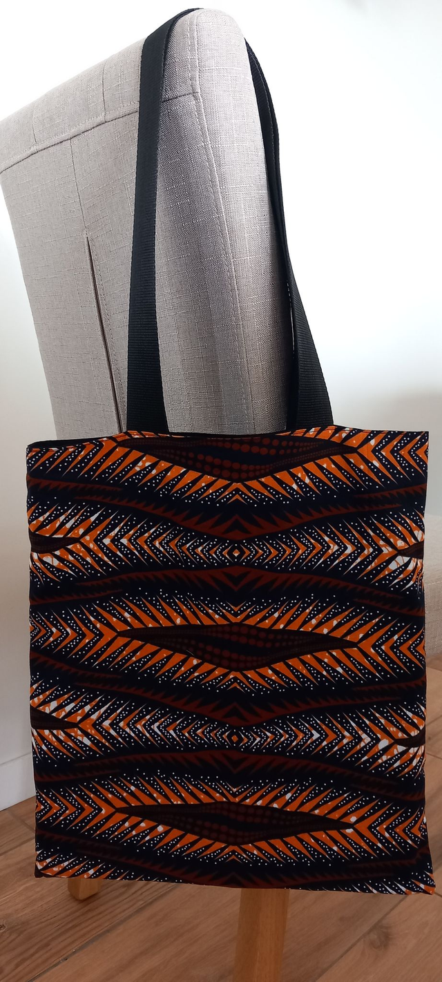 Tote bag Wax marron