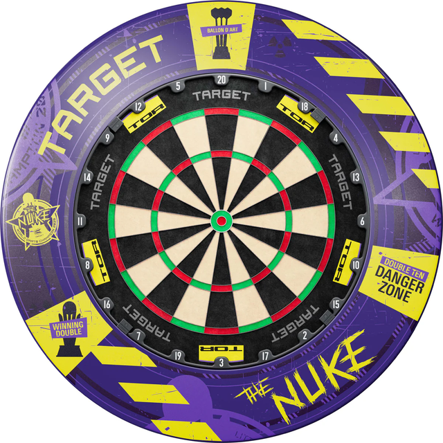 LUKE LITTLER WORLD CHAMPION SURROUND &amp; TOR DARTBOARD BUNDLE BY TARGET
