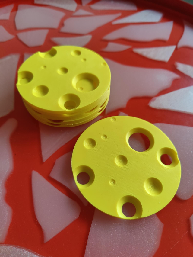 Sous-verres Fromage – Set original imprimé en 3D