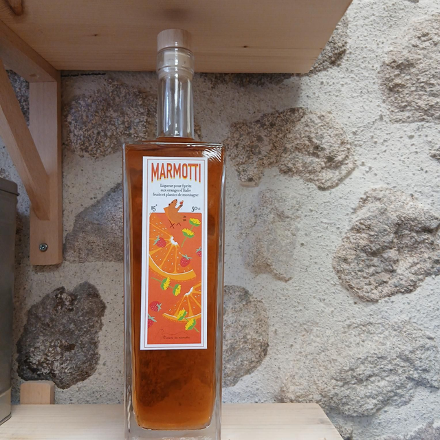 Liqueur pour Spritz Marmotti 50 cl Haute Loire 