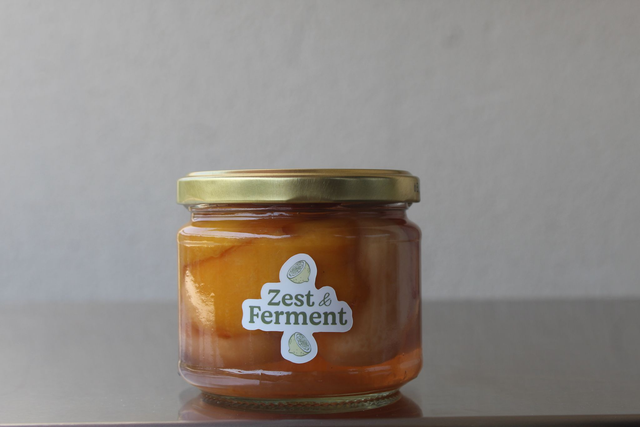 Nectarines jaunes &amp; blanches au sirop 