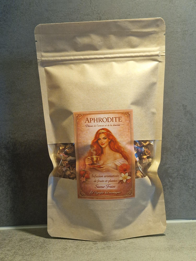 Aphrodite - infusion aromatisée de plantes et fruits 100g