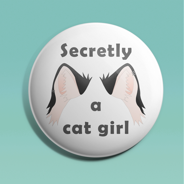 Cat Girl Badge