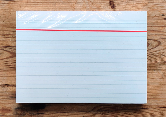 Karteikarten 100 Stück (liniert, kariert oder plain), verschiedene Größen