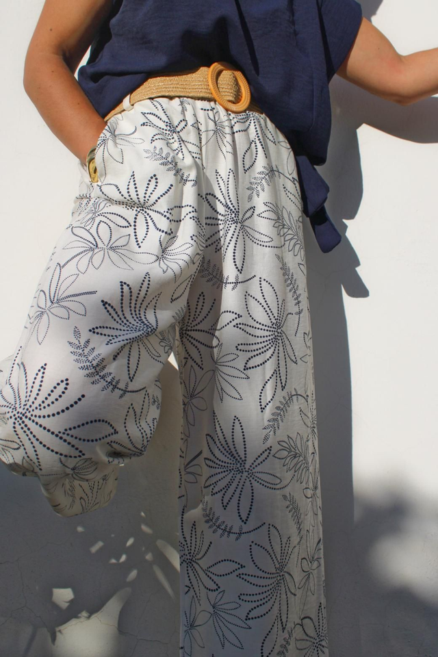 Pantalon Delia Blanco