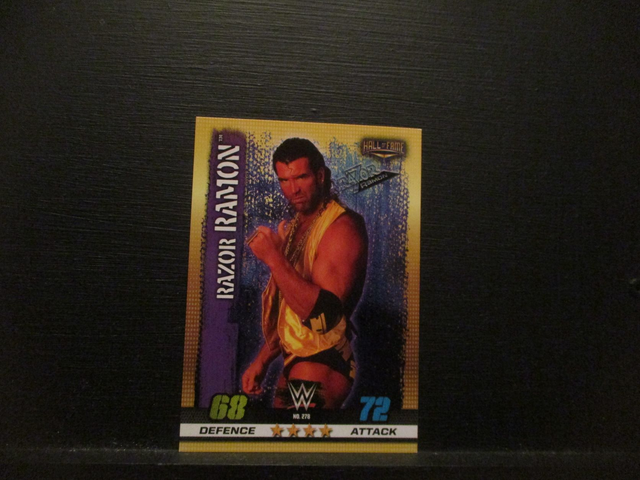 Razor Ramon - Hall Of Fame Slam Attax 10th Edition Original Trading Card #278