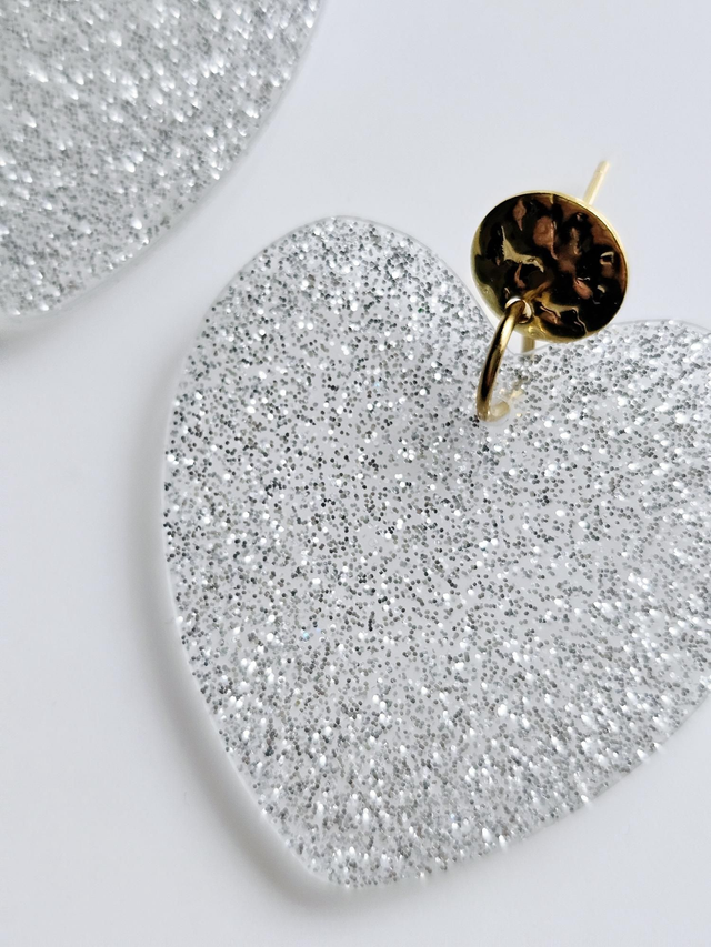 KISS'KISS GRIS CLAIR PAILLETTÉ