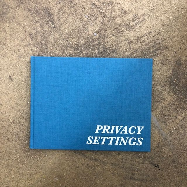 Erik van der Weijde Privacy Settings, 2013 