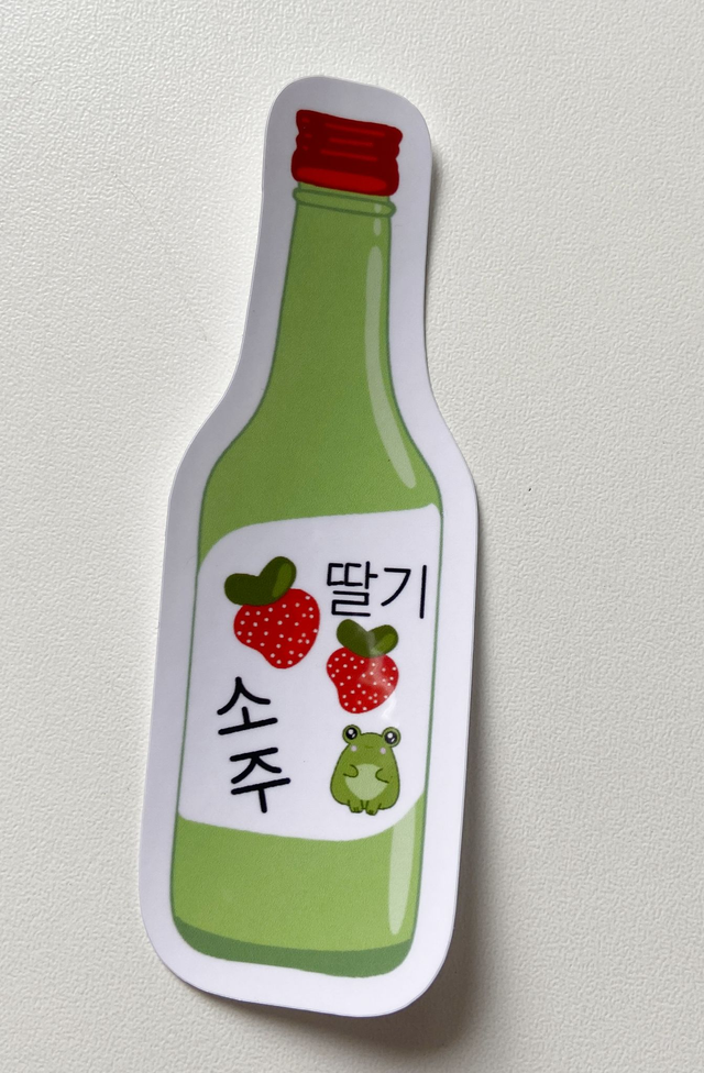 STICKER BOUTEILLE DE SOJU