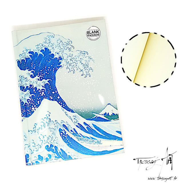FLAMETREE - CARNET RIGIDE VAGUE HOKUSAI - TB014