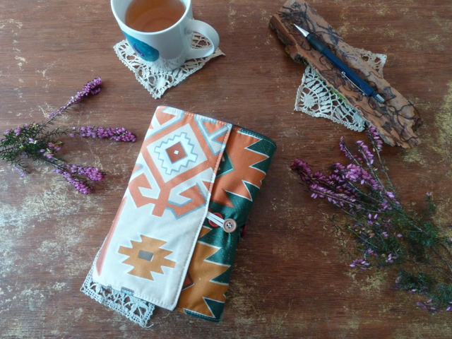 Protège livre style inca