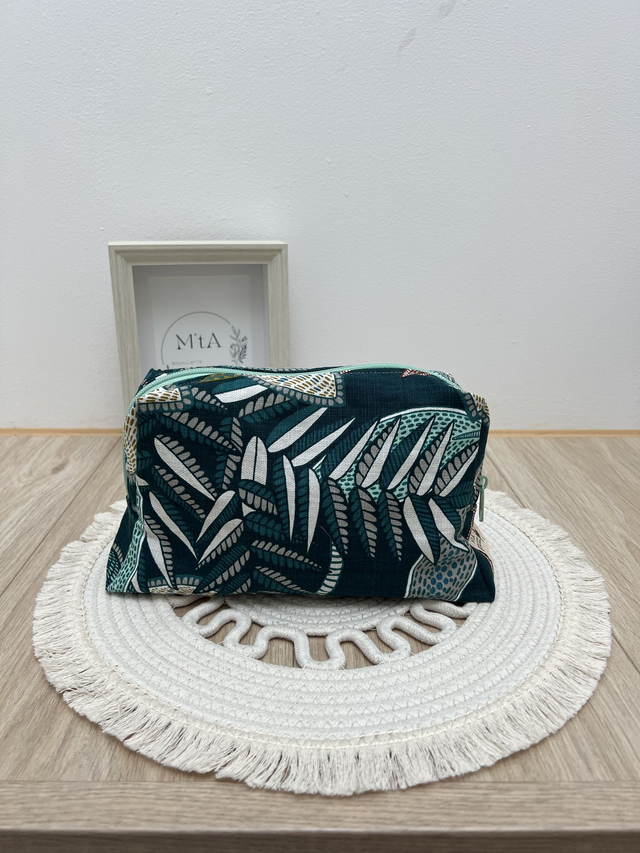 Trousse de toilette Feuillage Vert