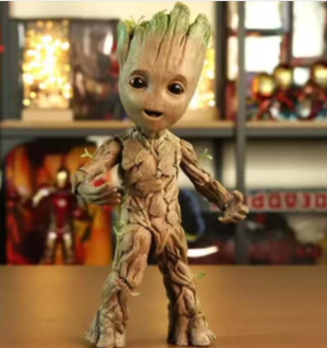 Baby Groot collectors figuur met beweegbaar lichaam (26cm) Nieuw. 