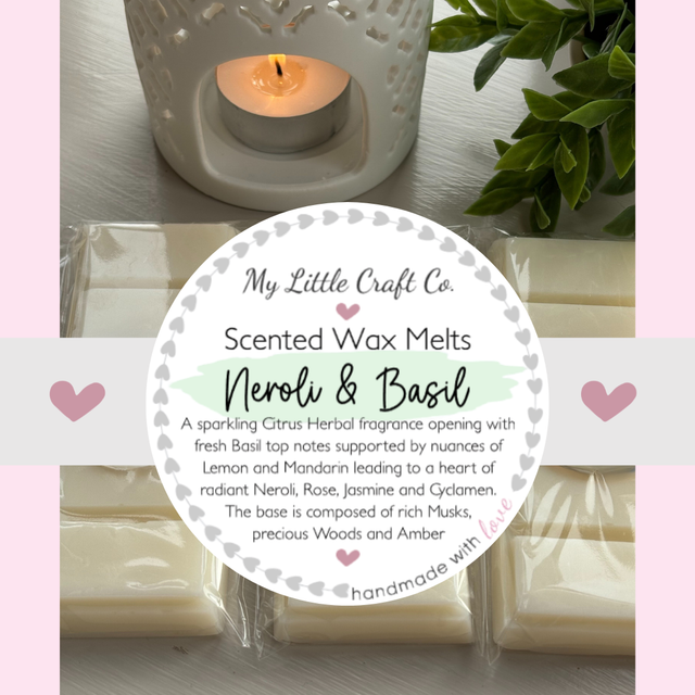 Neroli & Basil - Snap Bar Wax Melts