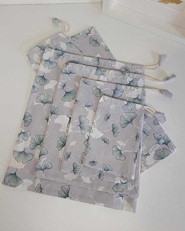 Sacs à vrac, lot de 5