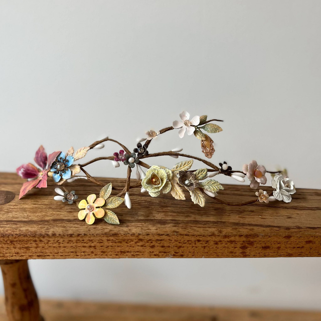 Branche vanille et rose