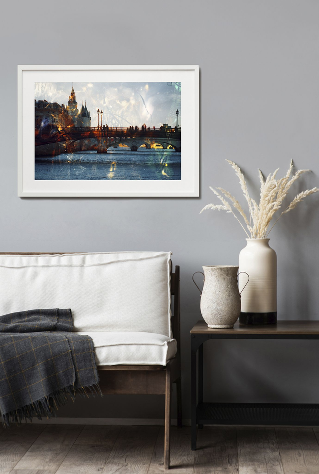 création, photographie expérimental : "seine-Paris" : Pont Au Change