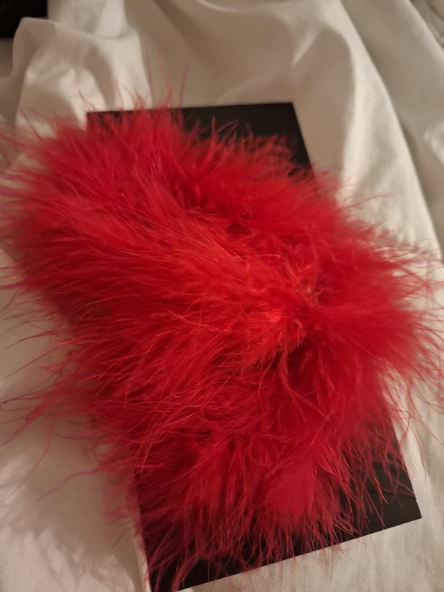 Menottes Marabou rouge 