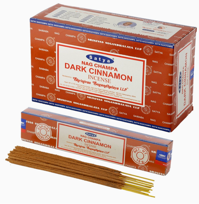 Encens bâton Satya Dark Cinnamon (Cannelle)